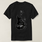 Crow Guitar T-shirt (Design voorkant)