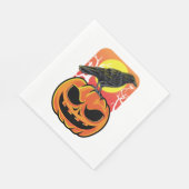 Crow Halloween Bird Watcher Gift Servet (Hoek)