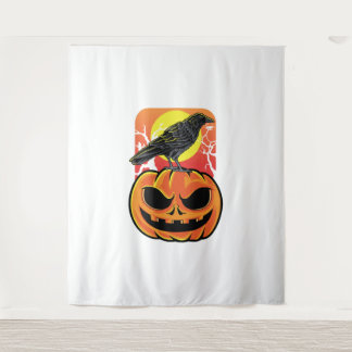 Crow Halloween Bird Watcher Gift Wandkleed