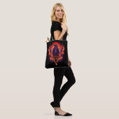 Crow Halloween Canvas tas (Op model)