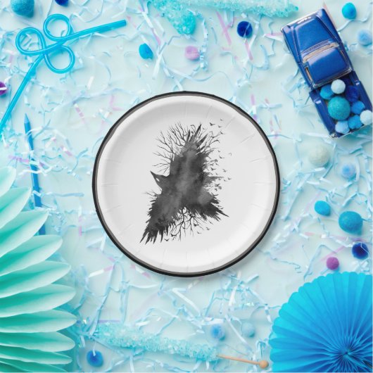 Crow Halloween Paper Bord (Feest)