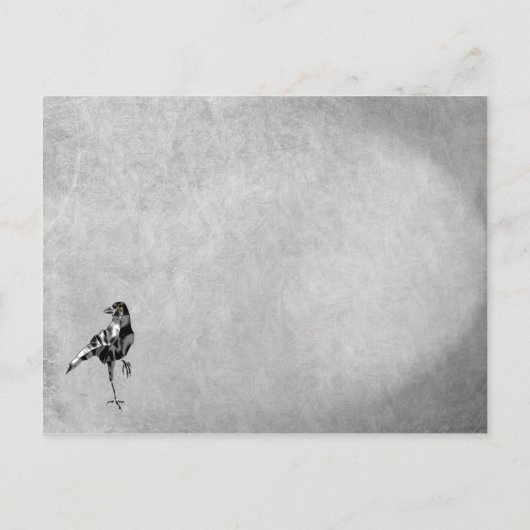 Crow Halloween Uitnodigen Uitnodiging Briefkaart (Achterkant)