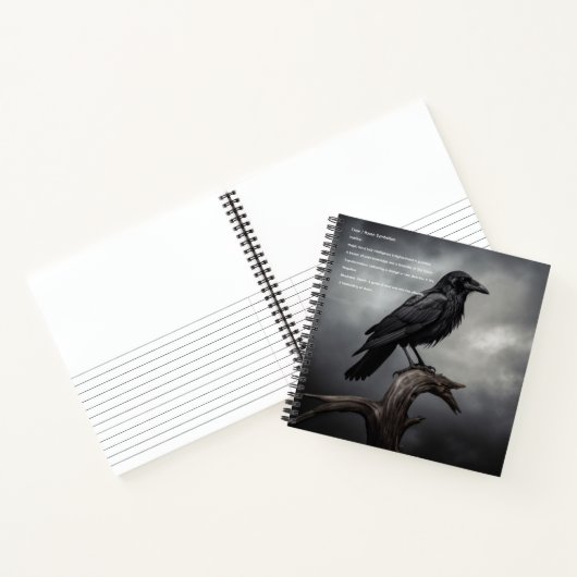 Crow Hardcover Notitieboek (Binnen)