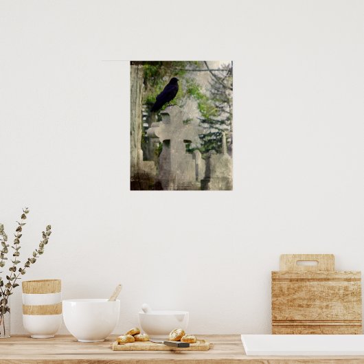 Crow heeft het poster (Keuken)