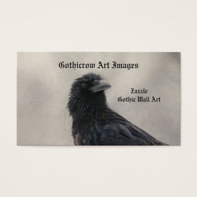 Crow heeft rommelig haar visitekaartje (Voorkant)