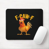 Crow Humor F-Caw-F Gothic Funny Retro Cool Muismat (Met muis)
