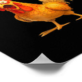 Crow Humor F-Caw-F Gothic Funny Retro Cool Poster (Hoek)