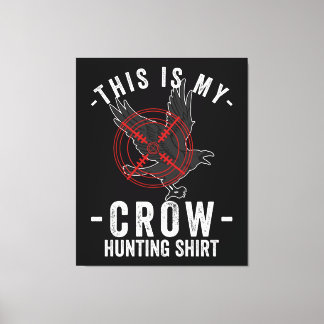 Crow Hunter Crow Hunting Shirt Canvas Afdruk