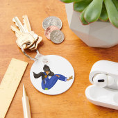 Crow in Overalls Sleutelhanger