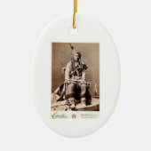 Crow Indian 1880 Keramisch Ornament (Voorkant)