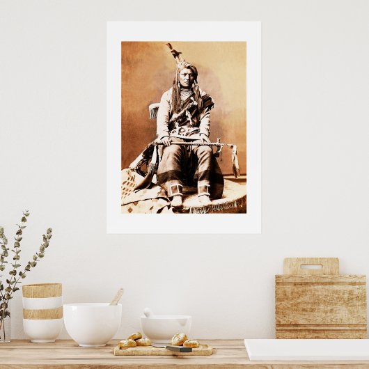 Crow Indian 1880 Poster (Keuken)