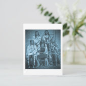 Crow Indian Chiefs 1879 Briefkaart (Staand voorkant)