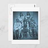 Crow Indian Chiefs 1879 Briefkaart (Voorkant / Achterkant)