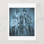 Crow Indian Chiefs 1879 Briefkaart (Voorkant)