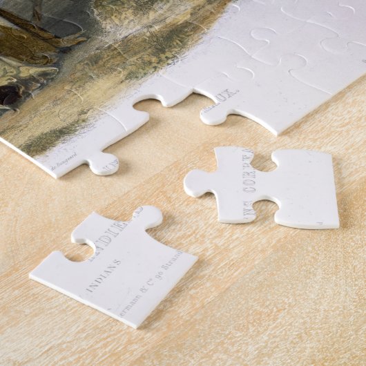 Crow Indians, bord 13 van deel 1 van 'Travels i Legpuzzel (Zijkant)