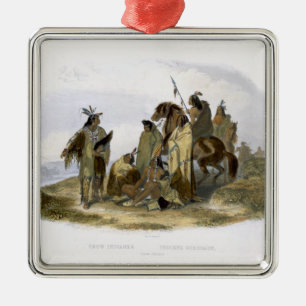 Crow Indians, bord 13 van deel 1 van 'Travels i Metalen Ornament