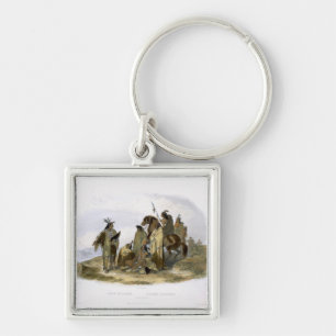 Crow Indians, bord 13 van deel 1 van 'Travels i Sleutelhanger