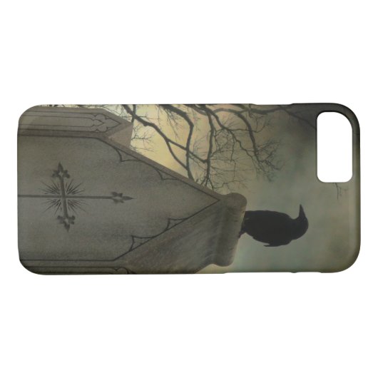 Crow is de koning van Gothic Case-Mate iPhone Case (Achterkant (Horizontaal))