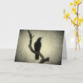 Crow Kaart (Gele Bloem)