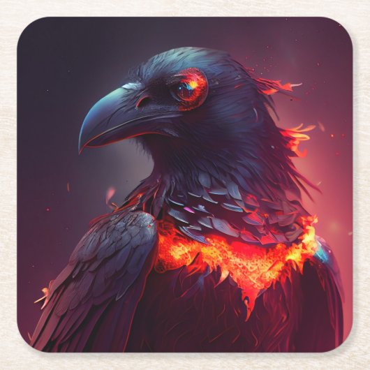 Crow Kartonnen Onderzetters (Voorkant)