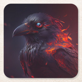 Crow Kartonnen Onderzetters