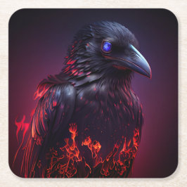 Crow Kartonnen Onderzetters
