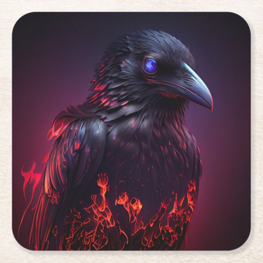 Crow Kartonnen Onderzetters (Voorkant)