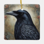 Crow Keramisch Ornament (Voorkant)