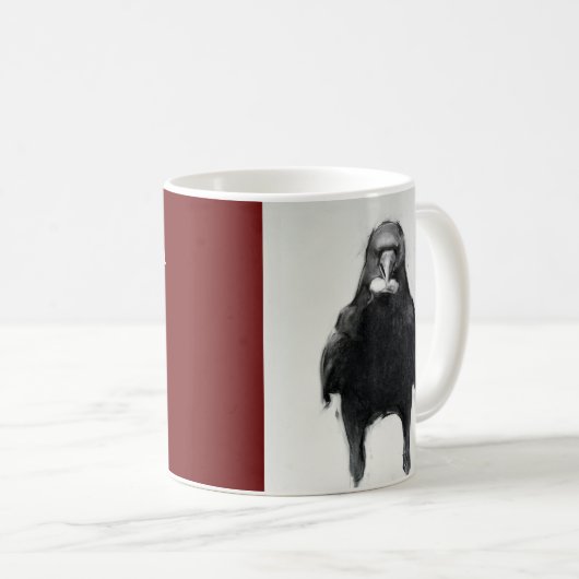 CROW Koffie Mok 11 oz. (Voorkant rechts)