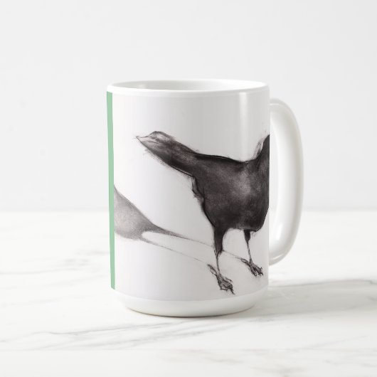 CROW Koffie Mok 15 oz. (Voorkant rechts)