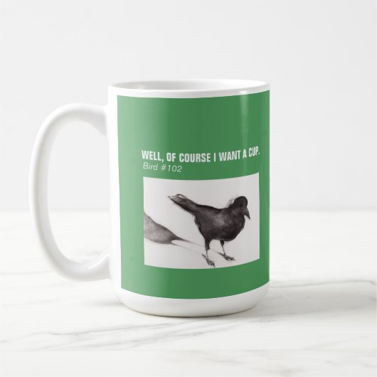 CROW Koffie Mok 15 oz. (Links)