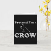 Crow kostuum Halloween doen alsof ik een Crow Blac Kaart (Gele Bloem)