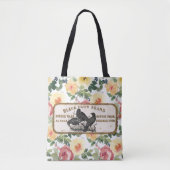  Crow Label en Flowers Tote Bag (Voorkant)
