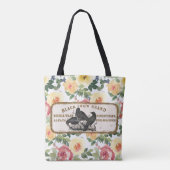  Crow Label en Flowers Tote Bag (Achterkant)