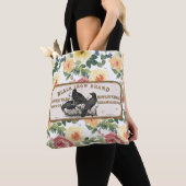  Crow Label en Flowers Tote Bag (Dichtbij)