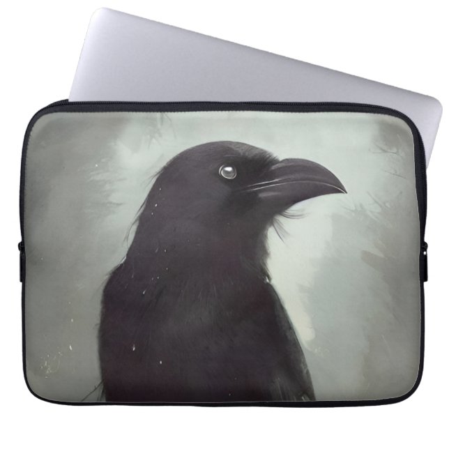 Crow Laptop Sleeve (Voorkant)