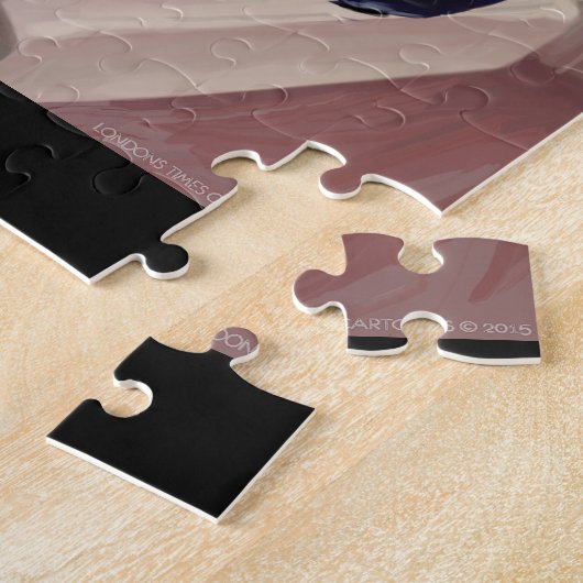 Crow leest the Raven Funny Legpuzzel (Zijkant)