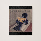 Crow leest the Raven Funny Legpuzzel (Verticaal)