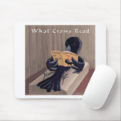 Crow leest the Raven Funny Muismat (Met muis)