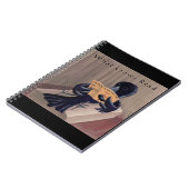 Crow leest the Raven Funny Notitieboek (Linkerzijde)