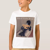 Crow leest the Raven Funny T-shirt (Voorkant)