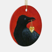 Crow & Locket Ornament (Rechts)