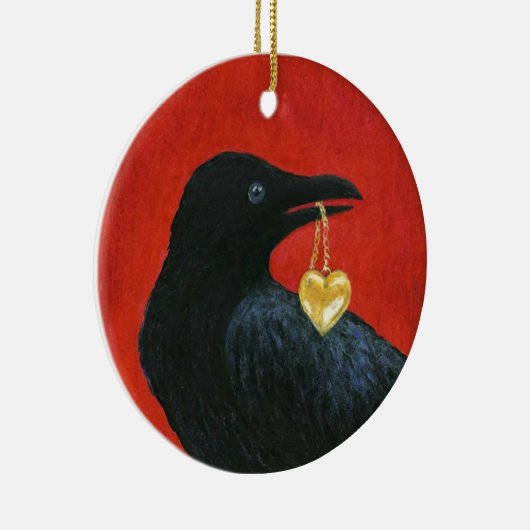 Crow & Locket Ornament (Rechts)