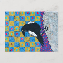 Crow Love Briefkaart