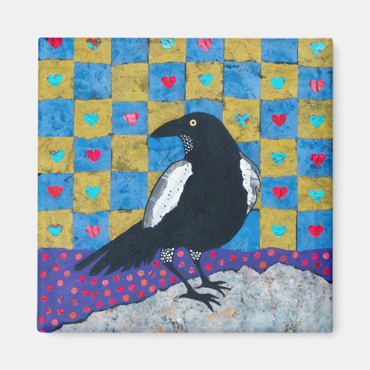 Crow Love Magneet (Voorkant)