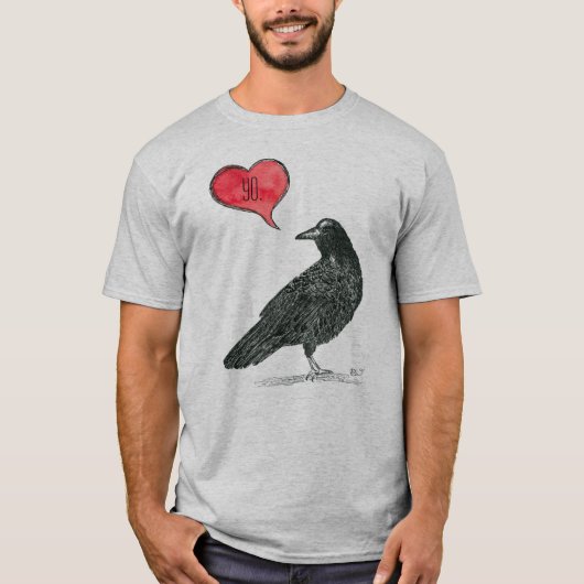 Crow Love T-Shirt (Voorkant)
