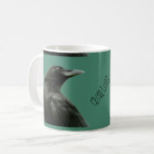 Crow Lover Coffee Mok (Voorkant links)