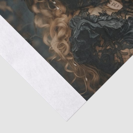 Crow Lyfe2 Tissuepapier (Detail)