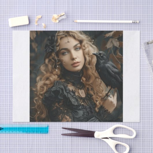 Crow Lyfe2 Tissuepapier (Craft)