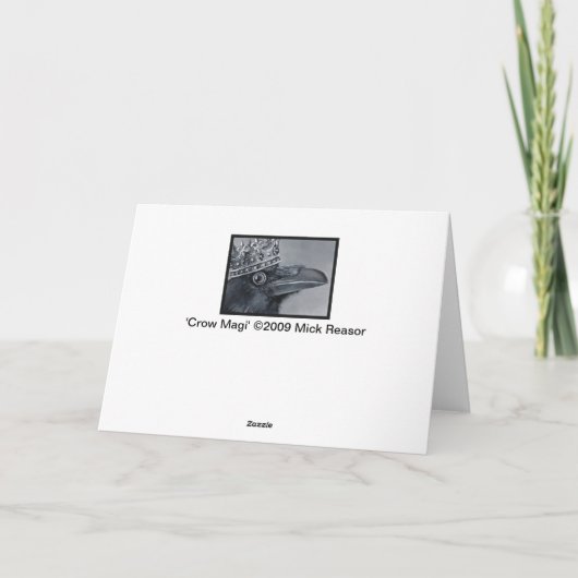 Crow Magi Christmas Kaart (Achterkant)